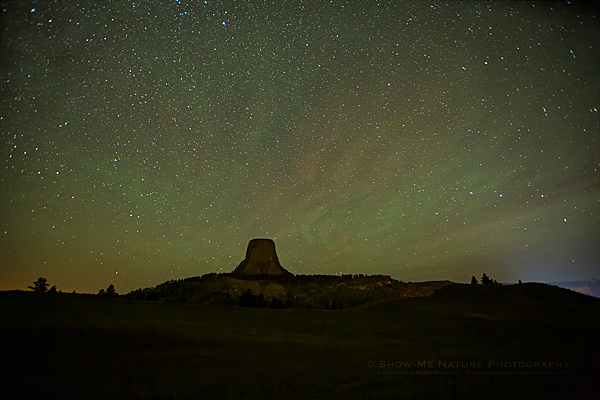 Green Air over Devil's Tower