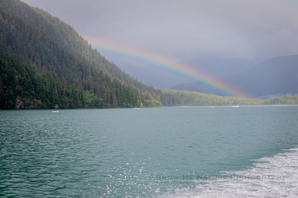 Rainbow over the Alaska Inside Passage