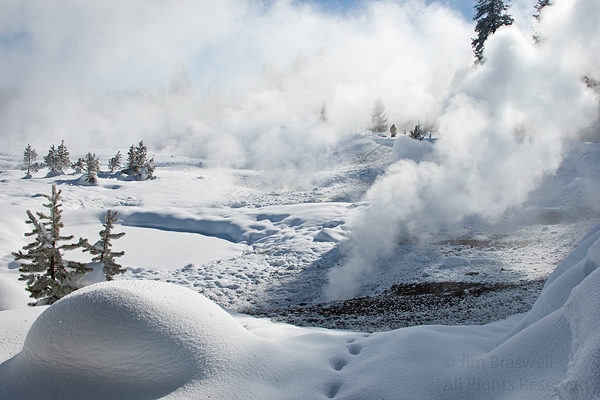 West Thumb (Yellowstone NP) in winter
