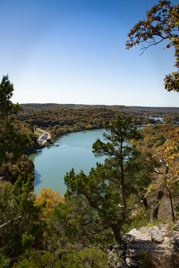 Lake of the Ozarks overview, from Ha Ha Tonka State Park castle ruins