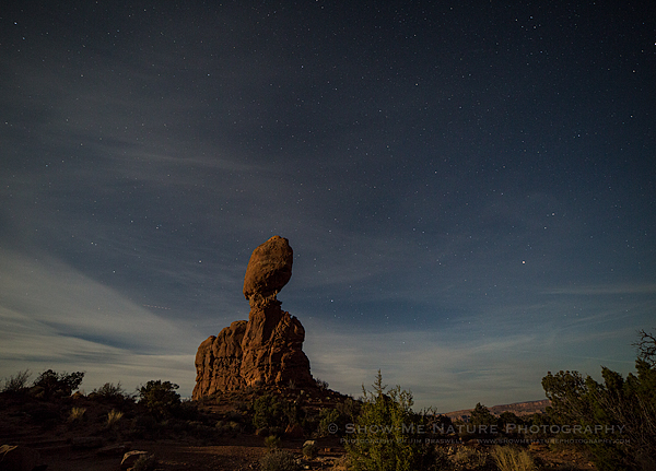 Star Points over Balanced Rock