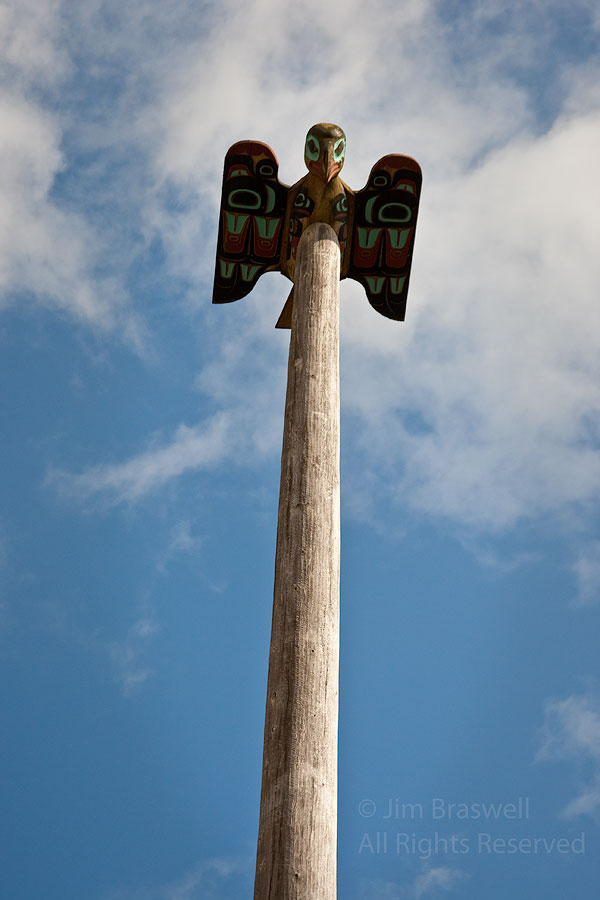 Chief Johnson's Totem, in Ketchikan in 2011